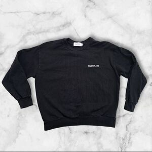 Talentless Black Crewneck Size Small